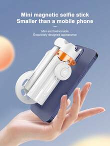 Mini Selfie Stick Photography Travel Portable Collapsible Tripod Wireless Phone Magnetic Holder For Winter Vacation, Travel, Outdoor Activities, Live Streaming, Stable Recording Vacation Travel Outdoor Activities Live Streaming Stable Recording Vlogging Equipment 360° Rotation - Multicolor - View 4