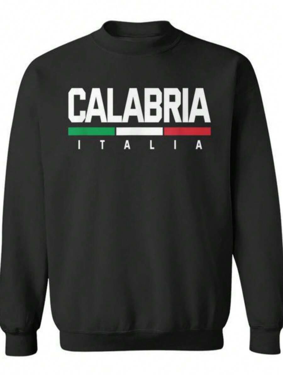 Calabre Italie Italienouvenir Calabria Italia Sweater E - Cadeauxyz (2) - 黑色 - 查看 1
