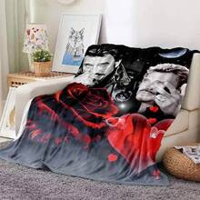 Nightmare Before Christmas  Blanket Cover Flannel Xmas Ultra-Soft Throw Blankets Outdoor Travel Bedspread Quilt - White - View 1