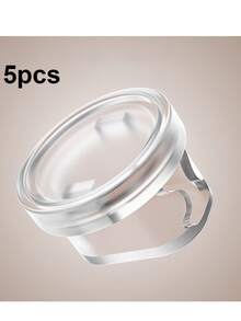 5个装电线夹整理器，无需胶水即可固定电线，适用于桌面和家庭的电线管理夹 - 無色 - 查看 4