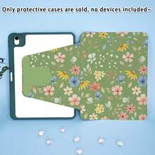 [Vibrant Pad Case] Durable Faux Leather 360° Rotating Pad Case | Vibrant Floral & Cocktail Design, Perfect For Air 6, 5, 4, And Pad 10, Pad 11 2025, Pad Air 11/13 2025 M3, Pad Air (M2) 11/13 Inch, Pad Air 4/5/6 10.9inch, Pad Pro 11 Inch, Pad Pro 12.9 Inch, Pad 10.2 Inch, Pad 9th/10th Generation And Other Models, Ideal For Travel & Relaxation