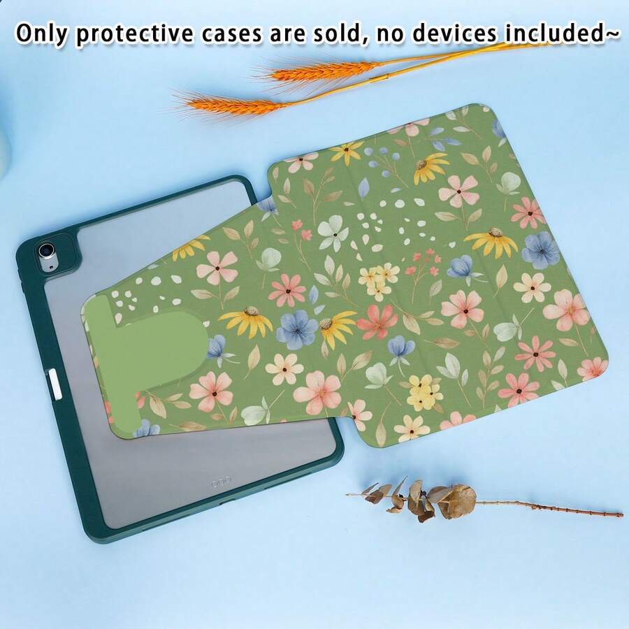 [Vibrant Pad Case] Durable Faux Leather 360° Rotating Pad Case | Vibrant Floral & Cocktail Design, Perfect For Air 6, 5, 4, And Pad 10, Pad 11 2025, Pad Air 11/13 2025 M3, Pad Air (M2) 11/13 Inch, Pad Air 4/5/6 10.9inch, Pad Pro 11 Inch, Pad Pro 12.9 Inch, Pad 10.2 Inch, Pad 9th/10th Generation And Other Models, Ideal For Travel & Relaxation