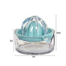 Hand Juicer with Cup 2 1/2 piece capacity - Azul transparente - Ver 2