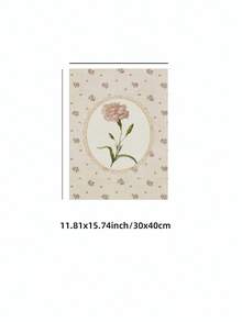 Tranh treo tường in hình hoa cẩm chướng màu hồng cổ điển, phong cách Shabby Chic, trang trí phòng trẻ em, họa tiết hoa lá, poster phong cách retro, phù hợp cho phòng ngủ, phòng khách, ký túc xá, quà tặng và trang trí tiệc hoàn hảo, quà sinh nhật, poster vui nhộn, trang trí phòng ngủ. - Nhiều màu - Xem 11