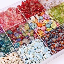 30克/袋 复洛克风格不规则金色图案心形花朵吊坠散珠，适用于DIY手链串珠材料首饰制作配件 - 巴洛克風格 - 查看 6