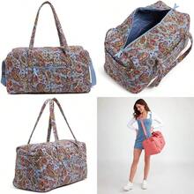 Vera Bradley Bolsa de viaje grande de algodón para mujer(Talla unica Provenza Paisley) - Multicolor - Ver 1