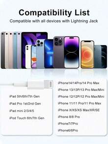 适用于 Pro/14/13/12/11/X 的 Lightning 有线耳机，带遥控器；入耳式蓝牙耳机，带麦克风；兼容所有 iOS 系统 - 白色 - 查看 9