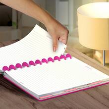 Disco Notebook + Iscool Hardcover 140 Sheets Smart Solid Colors - Spring Pink - View 11