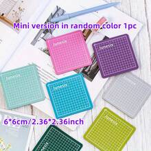 1 片 A3/A4/A5 双面切割垫，带网格线和测量标记 - 耐用 PVC 工艺垫，防滑且具有自愈功能，适用于精确切割、雕刻、烘焙、陶艺 - 是手工爱好者、办公和学校用品的理想之选，也是工艺切割垫和纸艺作品的理想选择。 - 彩色 - 查看 20
