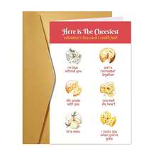 Funny Cheesy Valentine's Day Card - Playful Cheese-Themed Card With Envelope | Perfect For Him/Her, Husband, Wife, Fiancé - Hilarious Anniversary & Romantic Birthday Card - Ideal Valentine's Day Gift-1PC - Multicolor - View 10