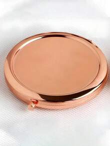 1 pieza Espejo compacto personalizado grabado en acero inoxidable, decorado con un patrón de flor de cumpleaños - Nombre personalizable, adecuado para mujeres, damas de honor, bodas, cumpleaños, Navidad, espejo de bolsillo elegante y portátil, regalo personalizado | Espejo de bolsillo exquisito | Accesorio grabado, cómodo y fácil de usar - Multicolor - Ver 12