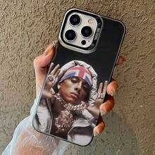 Funda de teléfono Rapper C-Central-Cee para 17, 16, 15, 14, 13, 12, 11 Pro Max, cubierta mate negra a prueba de golpes - Z1 - Ver 2
