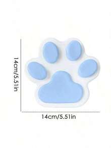 2025 New - Multi-Color Silicone Cat Paw Grape Slow Rebound Toy, 1pc Squeeze Stress Relief, Green Purple Orange Blue Pink Options, Suitable For Travel/Classroom/Bathroom/Desktop, For Kids & Adults, Healing Explosion Model, Birthday/Holiday/Gift - Multicolor - View 5