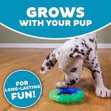 Outward Hound Grow-With-Me-Ring Dog Chew Toy, Multicolored,SmallBreeds&Puppy,Ring - 戒指 - 查看 6