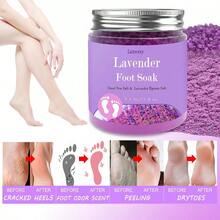 AWYYLavender Foot Soak With Epsom Salt And Sea Salt. Organic Natural Handmade Spa Pedicure Care For Foot Callus Dry Cracked Tired Feet Stubborn Foot Odor Scent. 1.1 Lbs - 11PoundPackof1 - View 2