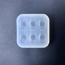 Molde de resina para hacer bolas de helado, accesorios de molde de silicona, molde de líquido de resina, molde de silicona para llaveros de resina, molde de resina - Silicona - Ver 10