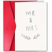 1pc Fun Wedding Greeting Card Humorous Mr & Mrs Design Creative Paper Gift Card 6.29x4.33 Inch Suitable For Friends Family Colleagues Classmates Relatives Parents Teachers Husband Wife & Loved Ones Perfect For Weddings Anniversaries Bridal Showers Festive Gatherings Christmas Thanksgiving Birthdays & Gratitude Moments Versatile Thank You Card Birthday Card Gift Card Holiday Greeting Card Christmas Card Playful Wedding Stationery - 彩色 - 查看 1