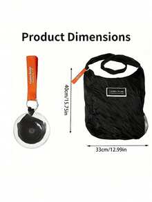 1 pieza Bolsa de compras plegable, bolsa de supermercado reutilizable y caja de almacenamiento, bolsa de compras portátil, bolsa de almacenamiento de alimentos, suministros de almacenamiento, bolsa de almacenamiento de viaje, bolsa de almacenamiento multiusos - Multicolor - Ver 11