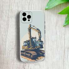 C-Classic -Caterpillares Truck Phone Case Compatible With  17,16,15,14,13,12,11 Pro,Max,Plus,X,XS,XR,SE4,E Mini Transparent Soft Cover One 17 Case,  16 PrCover Compatible With  17 Pro Case,  17 Pro Max Case, IPho Case - z1 - Xem 5