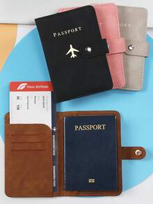 情侣旅行护照夹旅行护照夹保护套钱包男女便携式卡包多功能身份证夹旅行必备配件度假酒店邮轮返校