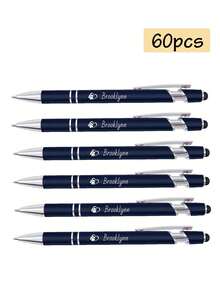 1-120pcs Custom Name Pens, Back To School Supplies For Kids, Personalized Business Engraver Pens Ballpoint, Customized Gel Pens, Customizable Teacher Pens, Stylus Pens For Touch Screens, Retractable Writing Ball Pen, Suitable For Birthday Gifts, Teacher's Day, Back To School Supplies, Daily School, Office, Ideas Gifts For Him/Her, Kids, Friends, Students, Workers, Coworkers, Customized Crafts, Vintage, Home & Living, Christmas Home Atmosphere, Souvenirs, Reusable, Adorable, High-Quality, Office Decor, Elegant Living - Multicolor - View 41