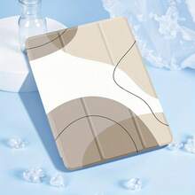 1pcs Soft Silicone With Pencil Slot Tri-Fold Stand Shockproof Anti-Drop, 1-Piece Tablet Cover, Compatible With 10th Generation, 7th And 8th Generation, 5/6 9.7inch Tablet Cover, Mini 4/5, Supports Sleep-Wake, Full Coverage Anti-Drop, Stand Model Protective, Fashionable And Lightweight, Suitable For Work, Office, And Entertainment, It's The Best Gift For Relatives And Friends. Accessories - 白色 - 查看 7
