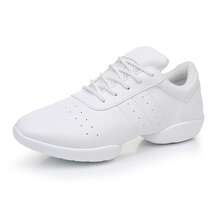 1 Pair Women's Athletic Shoes, Cheerleading Shoes, Aerobic Workout Shoes, Dance Shoes, Girls' Aerobic Sneakers, Cheerleading Shoes, White Training & Competition Shoes - White - View 17