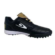 Tenis de fútbol rápido para hombre indoor | Suela antiderrapante | Ligero y resistente | Entrenamiento y escuela Crown - Negro - Ver 6