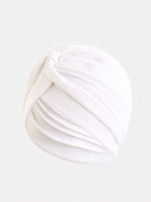 قبعة نسائية ذات تصميم مموج وحزام مرن، قبعة ذات طراز عتيق، مناسبة للاستخدام اليومي - متعدد الألوان - مشاهدة 13