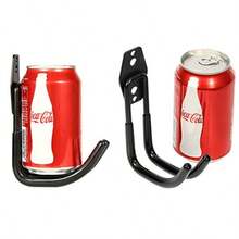 Swendo Garage Hooks Heavy Duty Garage Storage Utility Double Hooks Wall Mount Tool Holder Organizer with Anti-Slip Coating 4 Pack Black 4.2 Large Round J Hook - Paquetede4ganchosredondosgrandesenformadeJnegrosde42pulgadas - Ver 5