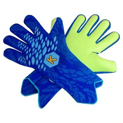 1 Pair Adult Goalkeeper Gloves, Slip-Resistant Training Gloves With Finger Protection For Goalkeepers