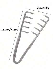 Grzebień nadający objętość z szerokimi zębami – dla mężczyzn, puszysta tekstura, tworzywo ABS, antypoślizgowa, teksturowana rączka, odpowiedni do wszystkich rodzajów włosów, niezbędny w domu, do szkoły, w podróży, damski dodatek do stylizacji włosów, grzebień nadający objętość z szerokimi zębami, grzebień do rozczesywania, akcesorium fryzjerskie, suszarka do włosów - Wielokolorowe - Zobacz 8