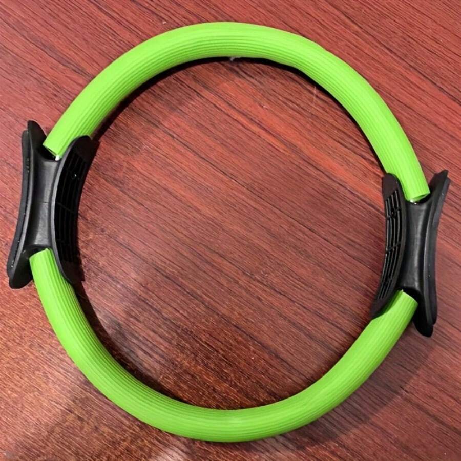 Fitness Ring Yoga Pilates Ring Monochrome Fitness Ring Home Exercise Resistance Elastic Gym Workout Pilates Ring Body Stretch Ring For Strength Training, Yoga Pilates Equipment - 綠色 - 查看 1