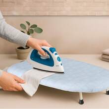 Portable Desktop Ironing Board – Foldable Design With Non-Slip Legs - Blue - View 7