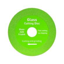 3pcs,Multi-Purpose Glass Cutting Saw Blade Set - Diamond-Coated Steel Blades Offering High Wear Resistance And Reusability. An Essential Precision Cutting Tool For Diverse Materials Including Glass, Stone Slabs, Tiles, Wood, Metal, Ceramics, Crystal - Multicolor - View 10