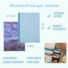 Scrapbooking Supplies Kit, Vintage Botanical Aesthetic Scrapbook Kit Bullet Junk Journal, Stationery, A6 Grid Notebook, Flower Journaling Supplies, Birthday Teen Women - 油畫 - 查看 4