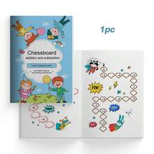 1pc - Chessboard-Style Addition And Subtraction - Visualized Chessboard Math - A Great Helper For School Education - - White - View 3