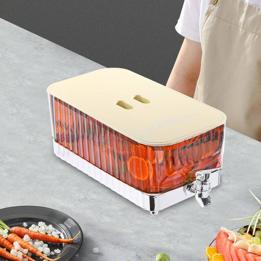 Cubo de hielo para bebidas y dispensadores de bebidas - Plateado - Ver 1