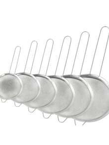 Sieve Strainer Metal Kitchen Juice Teas Food Sizes 7cm/8cm/10cm/12cm/14cm/20cm/22cm/24cm