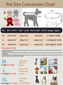 LET'S GO Letter Fleece Pet Sweatshirt With Four Legs, Warm Dog Cat Clothes In Pink/Grey/Beige, Crew Neck Pullover With D-Ring Traction, Elastic Cuffs, All Seasons Apparel For Small & Medium Breeds (Teddy/Bichon/Chihuahua) & Cats - Multicolor - View 4