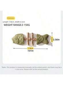 Juguetes para gatos - Palo de masticar con forma de espina de pescado, gato, silvervine, menta, palo de masticar duradero para entretenimiento y juego por sí mismos - Multicolor - Ver 2