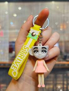 Y2K Italian Brain Rot Animal Keychains, Cute Hanging Decorations, Funny Cartoon Character Pendants, Creative Small Gifts, Bag Charms, Best Friend And Couple Gifts, Car Accessories, Gothic Bag Accessories, ID Card Holder Lanyard, Car Accessory Bags, Charms, Christmas Car, Teacher/Sister Gift Ideas (Keychain Color Random) - Multicolor - View 9