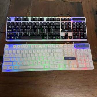 Double Dragon K5有线键盘 游戏发光桌面电脑外设 笔记本电脑 办公 电竞 炫酷桌面装饰