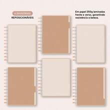 Disco Notebook + Iscool Hardcover 140 Sheets Smart Solid Colors - Nude - View 6