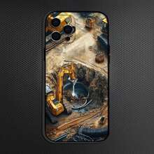 Classic C-Caterpillares Truck  Phone Case Compatible With  16,15,14,13,12,11 Plus,Pro Max, Soft Silicone Black Cover One 17 Case,  16 PrCover Compatible With  17 Pro Case,  17 Pro Max Case, IPho Case - z8 - Xem 7