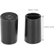 estiloHeel Quick Tips, negro con una capa adicional de tapones de reparación de talón de poliuretano, 10 pares de fiestas antideslizantes(Inner diameter 10mm)Versión mejorada - 1 - Ver 8