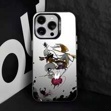 Funda de Teléfono H-Hollow Knight S-Silksong para 17,16,15,14,13,12,11,Pro,Max,Plus,E, Cubierta Negra de TPU - z3 - Ver 4