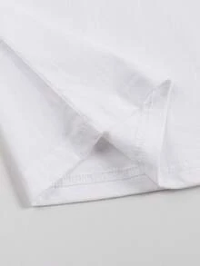 Minnie Mouse Birthday Cake Balloons Flowers The Floral Pattern Disney Summer Girls Round Neck Short Sleeved Baby Tops Are Suitable For Daily Wear Comfortable And Breathable And Fashionable And Versatile They Are The Perfect Gift For Children - 白色 - 查看 5