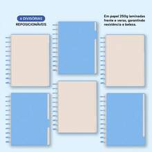 Disco Notebook + Iscool Hardcover 140 Sheets Smart Solid Colors - Light Blue - View 6
