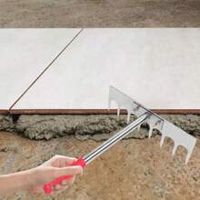 Gartenblatt Rake Garden Tool High Potence potente cosas robustas de acero inoxidable robusto para el aflojamiento de la gestión de la tierra a partirGarden Rakes - como en la foto - Ver 2